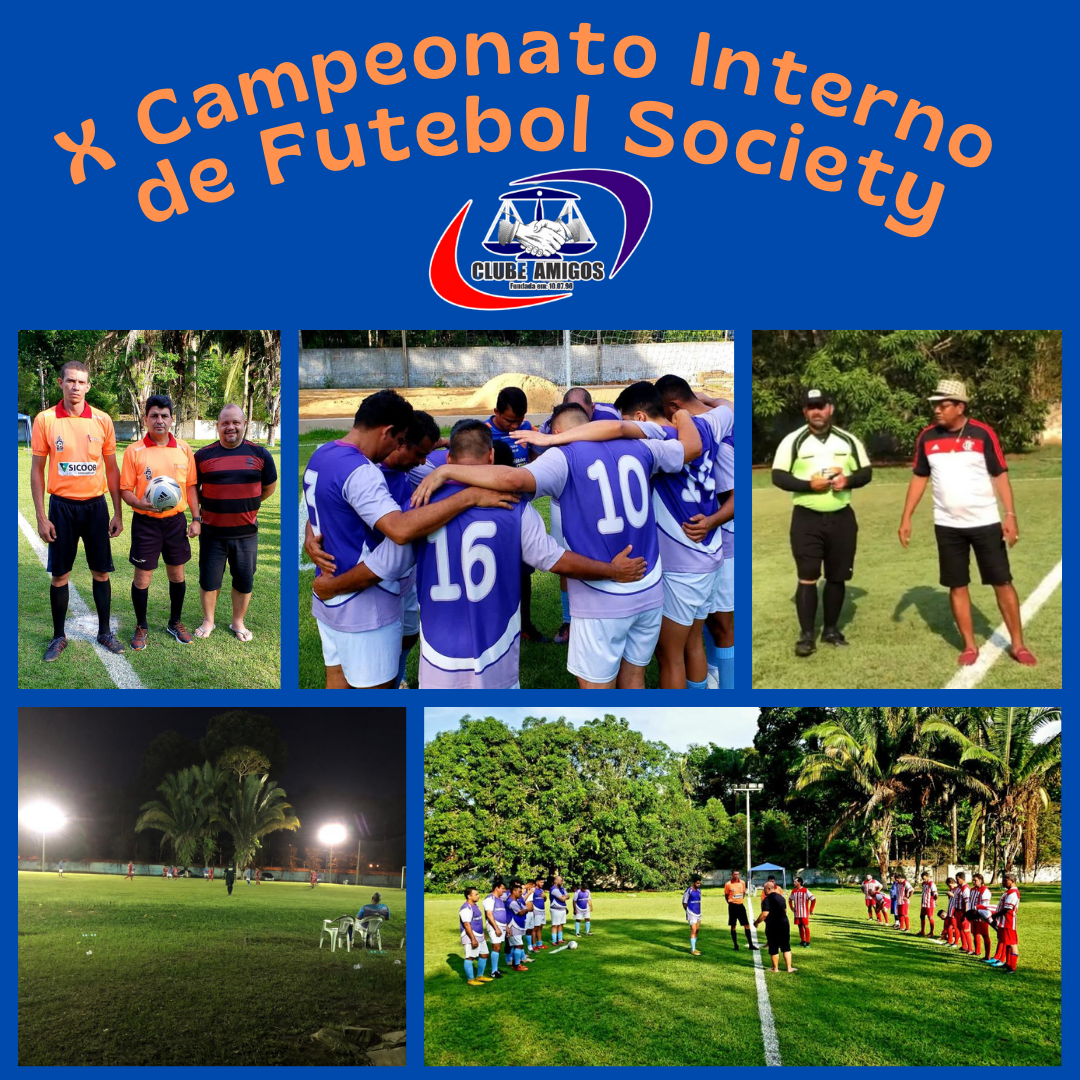 INSCRIÇÕES ABERTAS: Campeonato interno de Futebol Society Clube Amigos