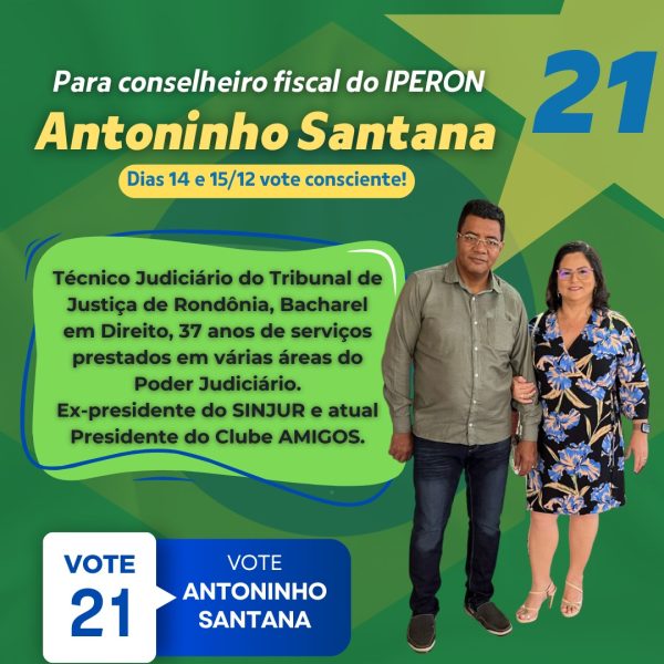 Antoninho Santana busca apoio dos servidores públicos para o Conselho Fiscal do Iperon