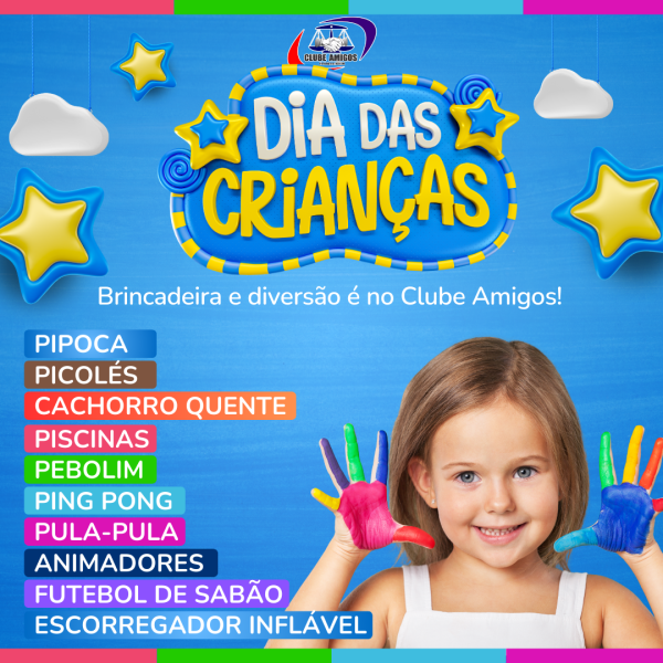 Programação 12 de Outubro: Dia das Crianças